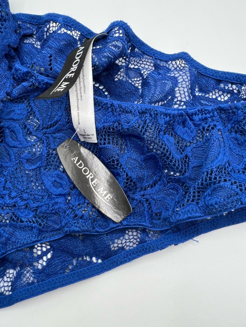 💙 Royal Blue Lace Lingerie Set – Bra XL + Panties L (2 Pair) 💙 - Picture 9 of 10